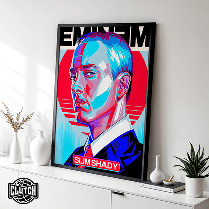 Eminem 'Slim Shady' Graphic Poster