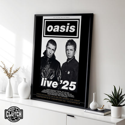 Oasis 'Live '25' Poster