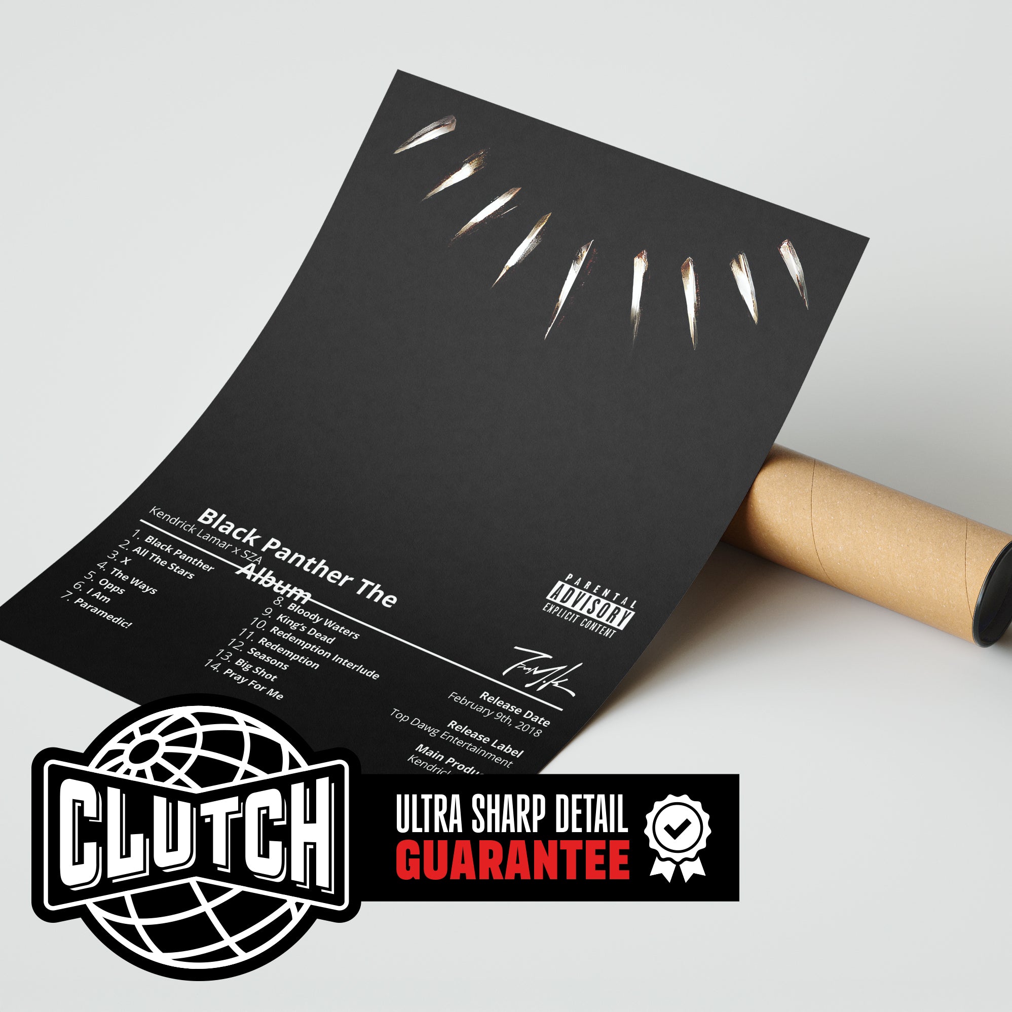 Kendrick Lamar 'Black Panther' Album Poster