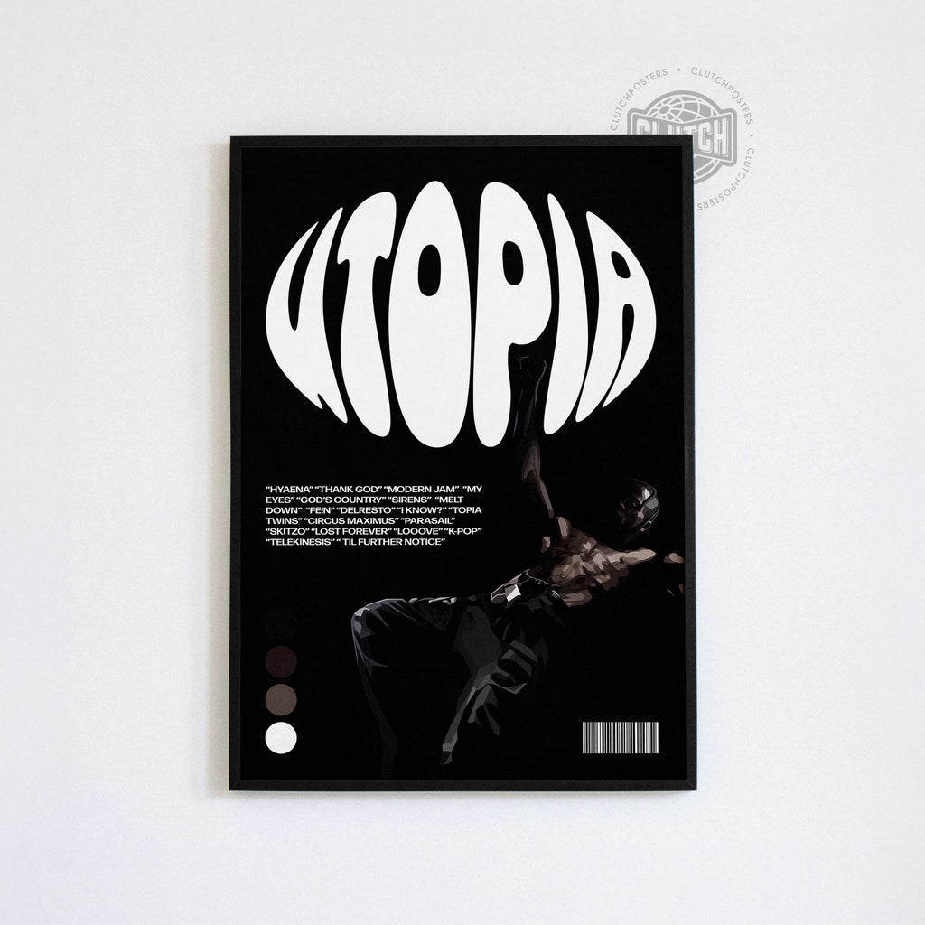 Travis Scott 'Utopia' Barcode Poster