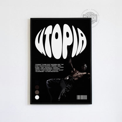 Travis Scott 'Utopia' Barcode Poster