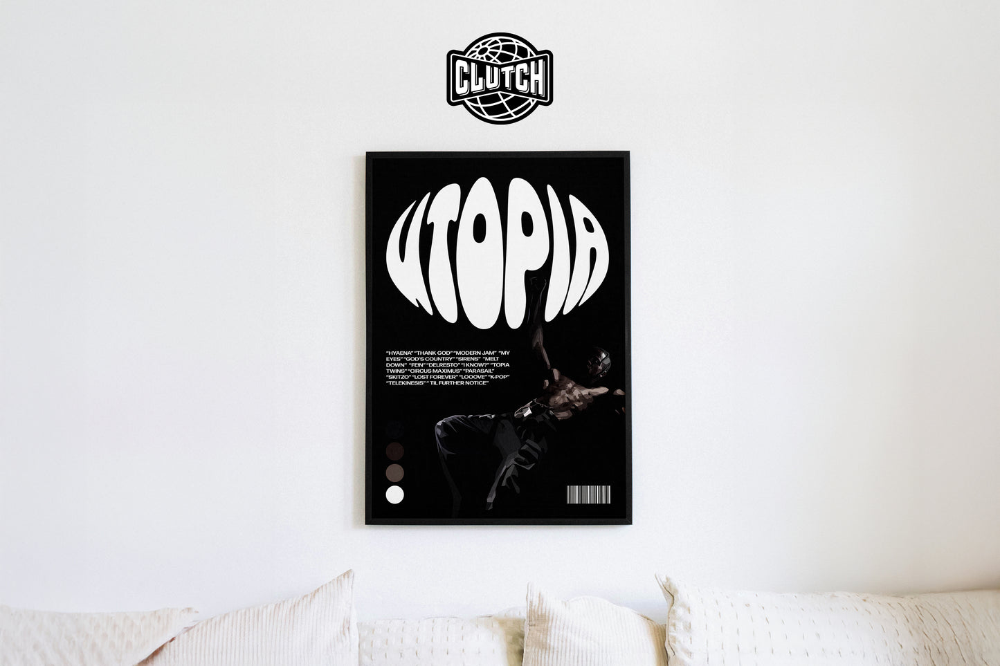 Travis Scott 'Utopia' Barcode Poster