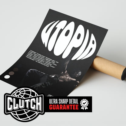 Travis Scott 'Utopia' Barcode Poster