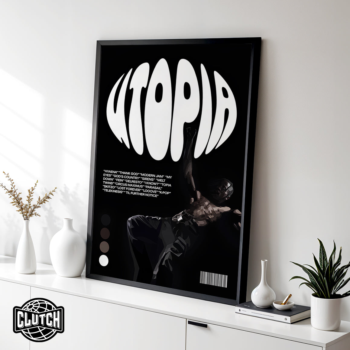 Travis Scott 'Utopia' Barcode Poster