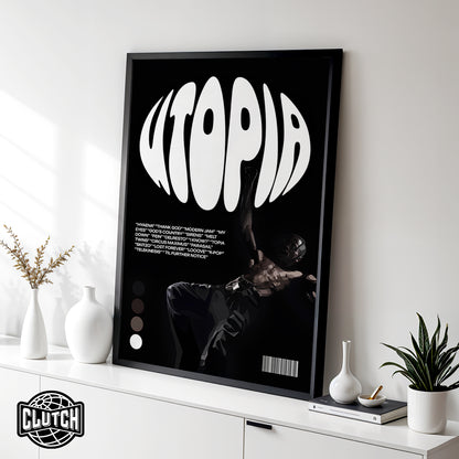 Travis Scott 'Utopia' Barcode Poster