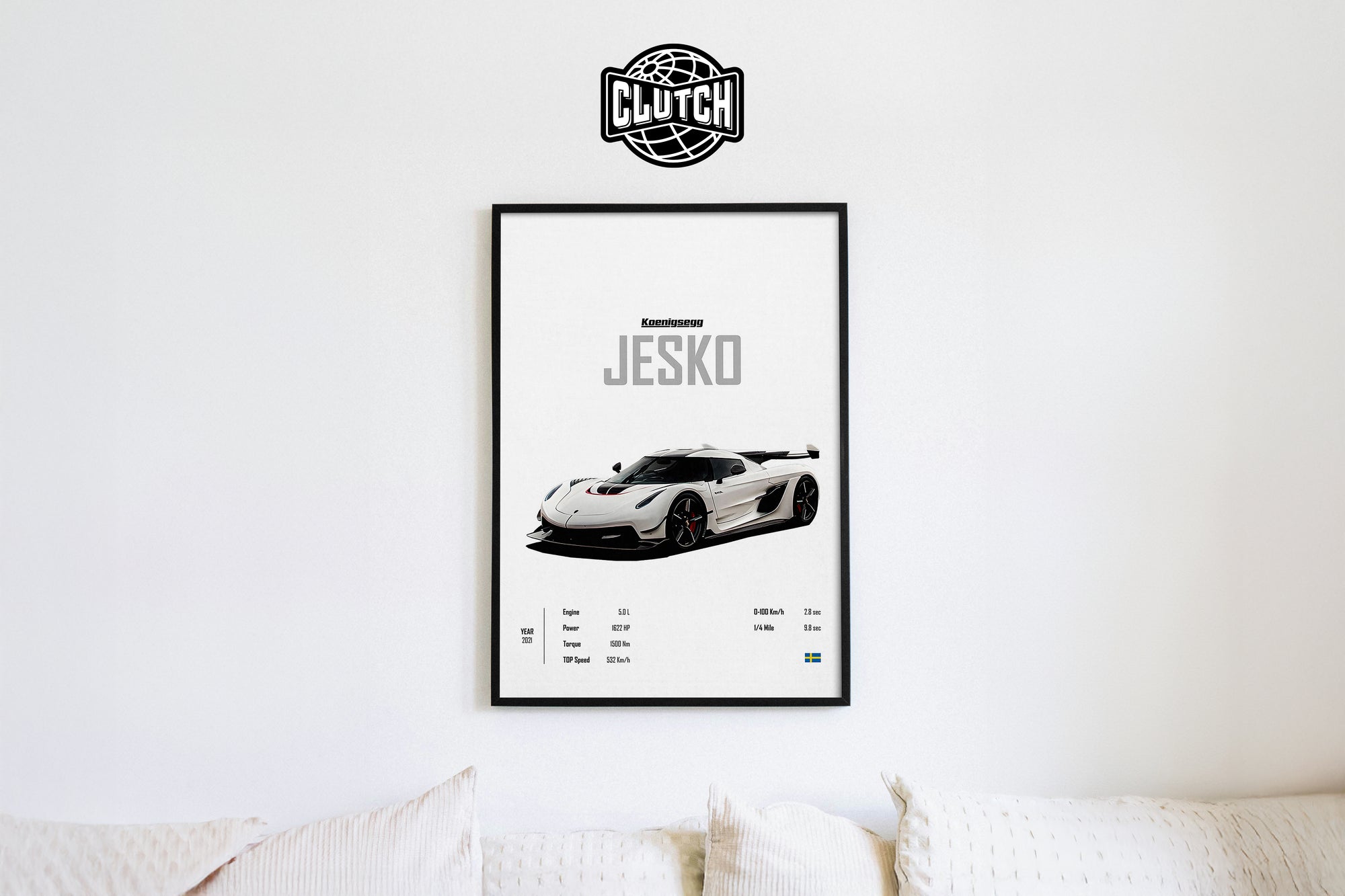 Koenigsegg Jesko 'CORE' Car Poster