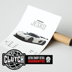 Koenigsegg Jesko 'CORE' Car Poster