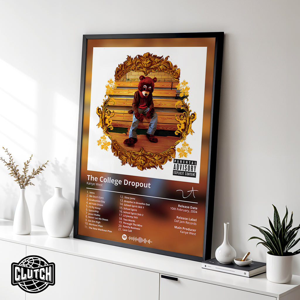 Kanye West 'The College Dropout' Album Poster