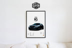BMW M5 Competition 'CORE' Car Poster