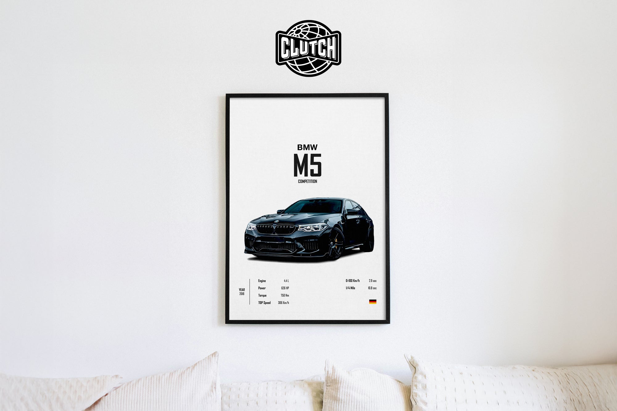 BMW M5 Competition 'CORE' Car Poster