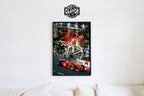 Stussy Ferrari F1 Poster