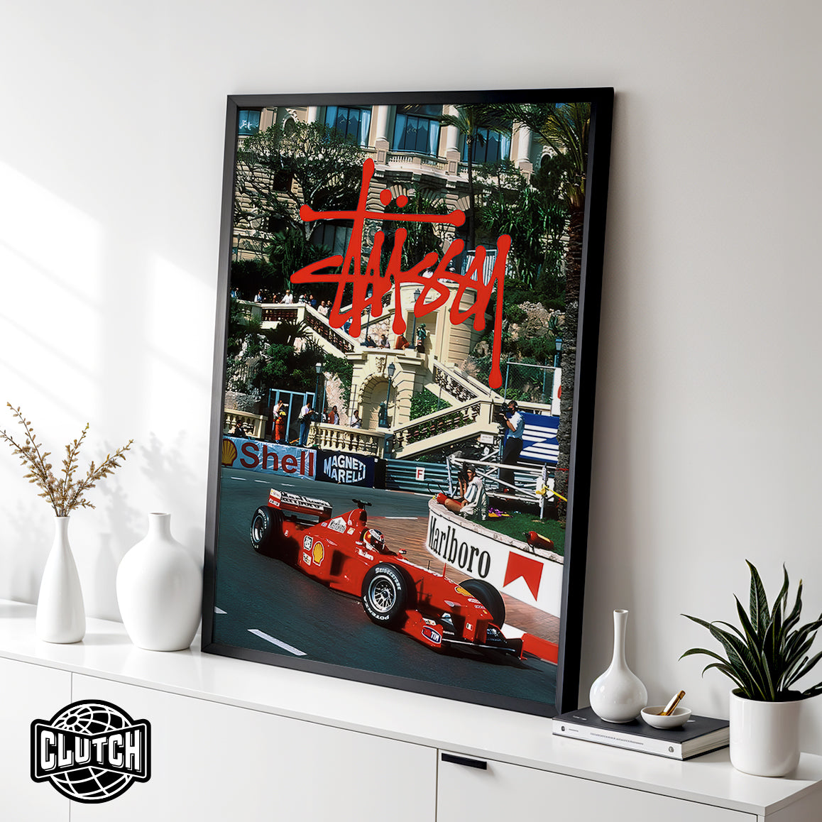 Stussy Ferrari F1 Poster
