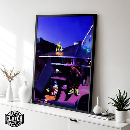 Travis Scott MC Painting Poster