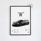 Mclaren P1 'CORE' Car Poster