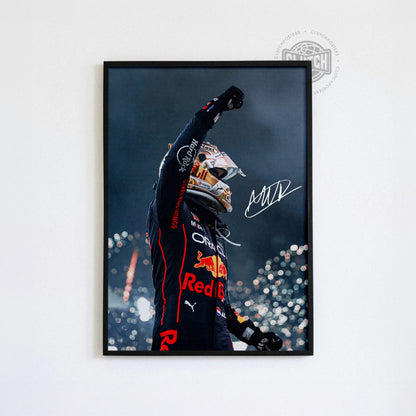 Max Verstappen Red Bull Poster