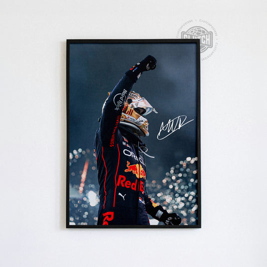 Max Verstappen Red Bull Poster