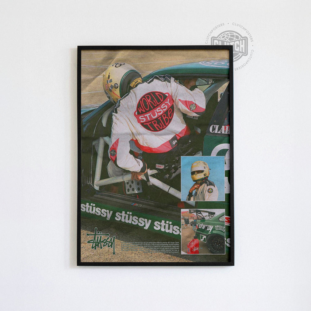 Stussy Motorsport Poster