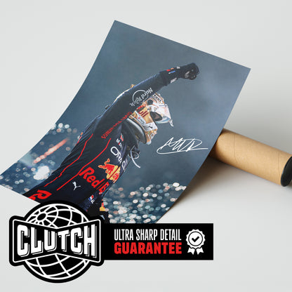 Max Verstappen Red Bull Poster