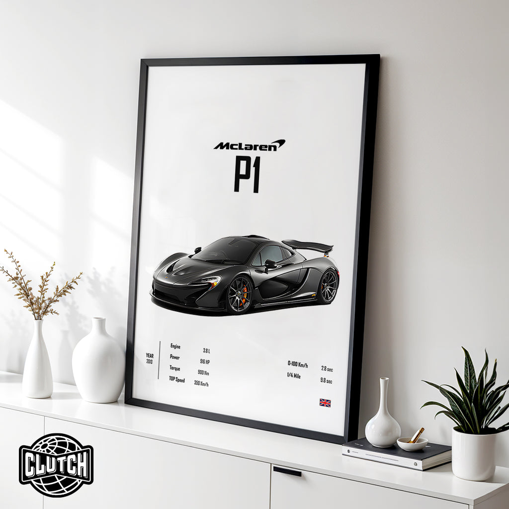 Mclaren P1 'CORE' Car Poster