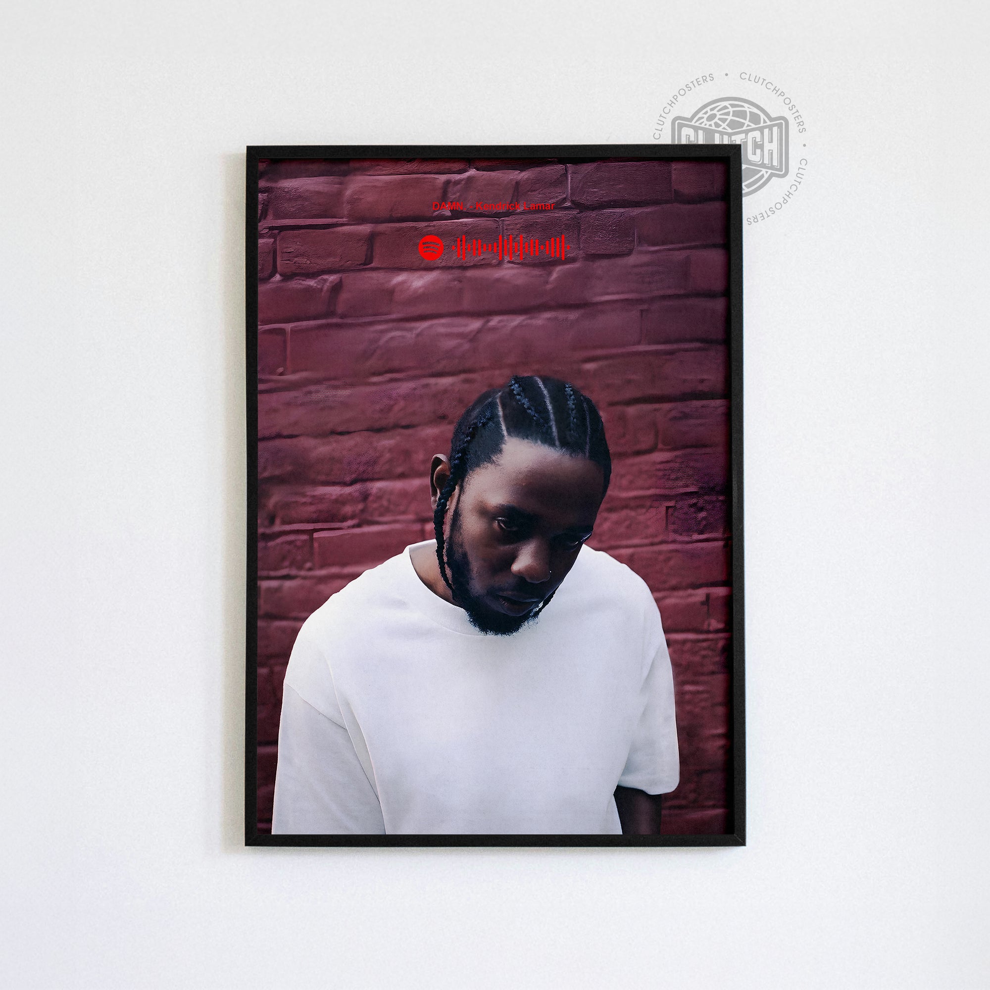 Kendrick Lamar 'DAMN' Spotify Poster