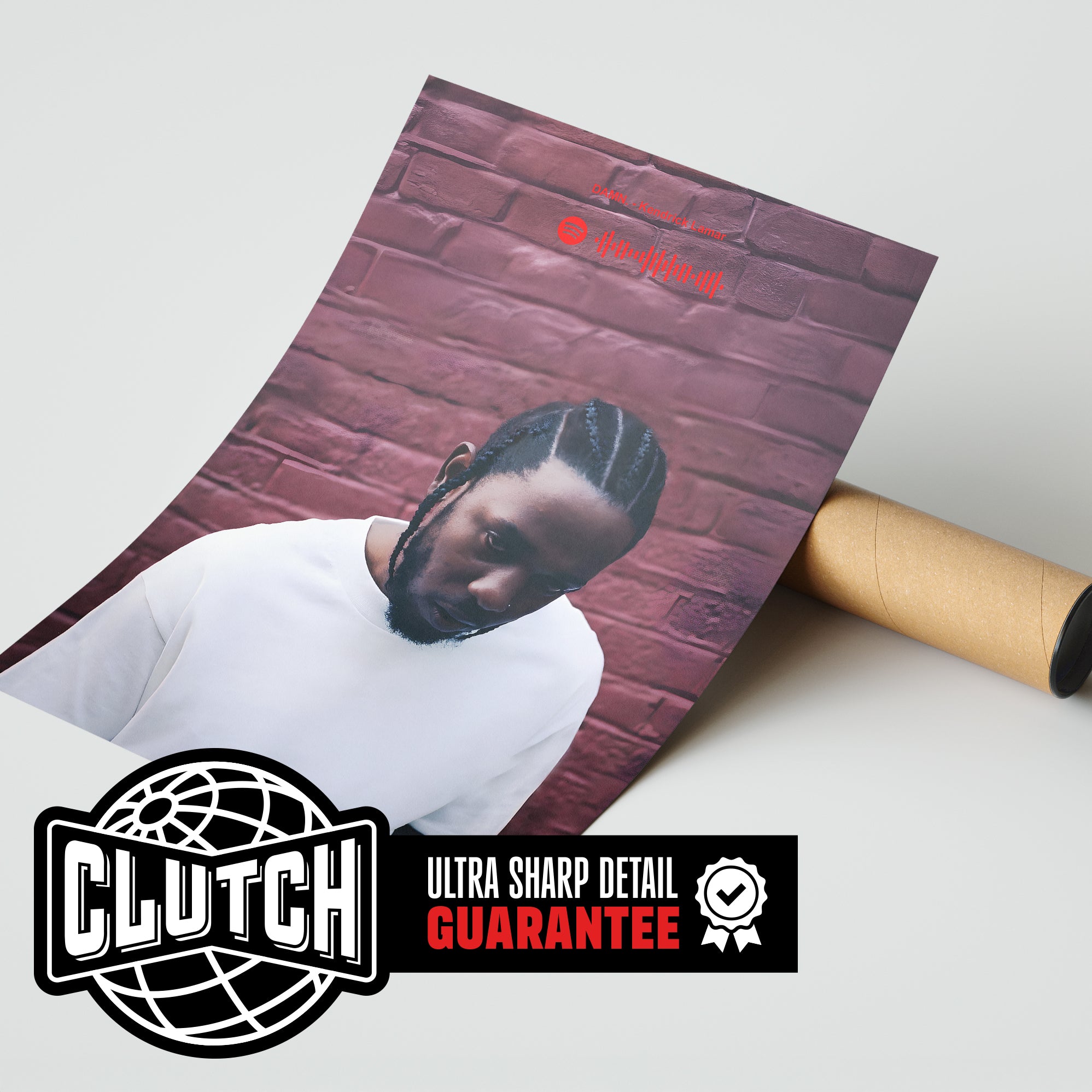 Kendrick Lamar 'DAMN' Spotify Poster