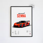 Mclaren Senna 'CORE' Car Poster