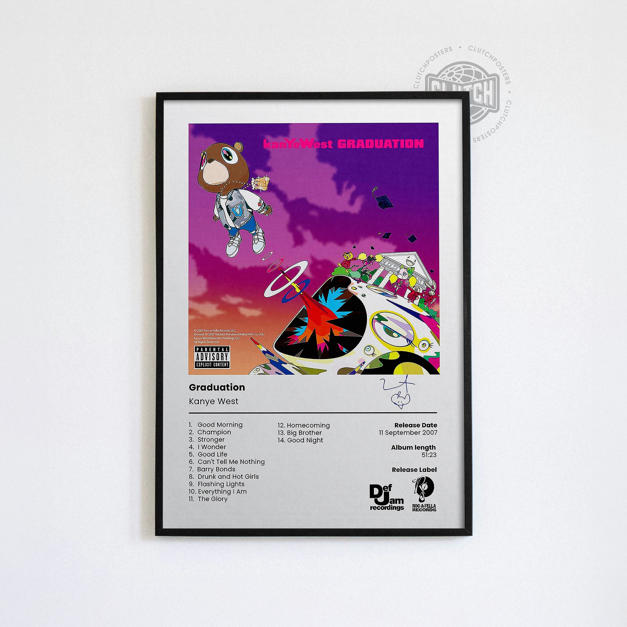 Kanye West 'Graduation' Album Poster