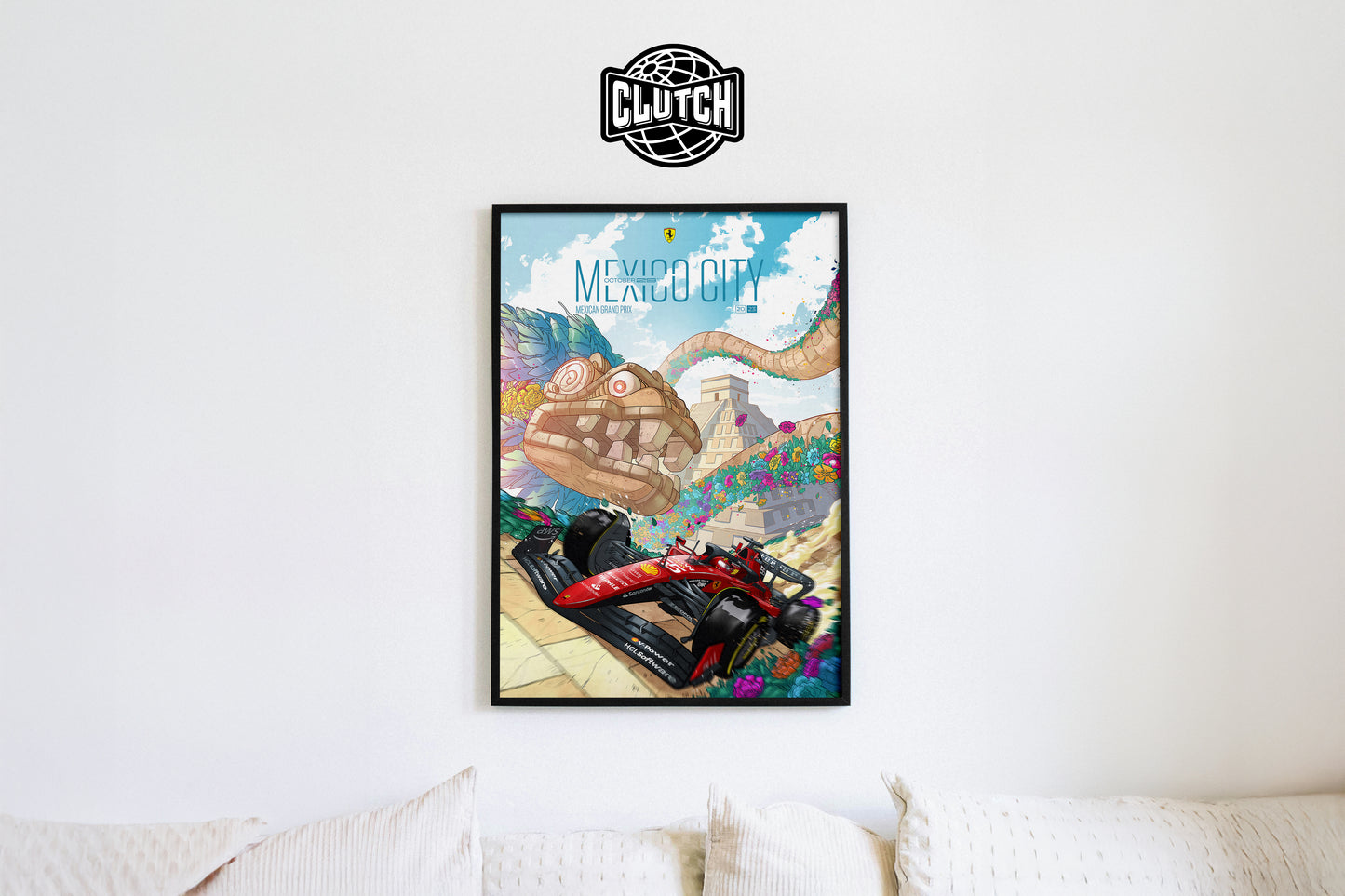 Mexican Grand Prix F1 Poster