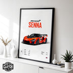 Mclaren Senna 'CORE' Car Poster