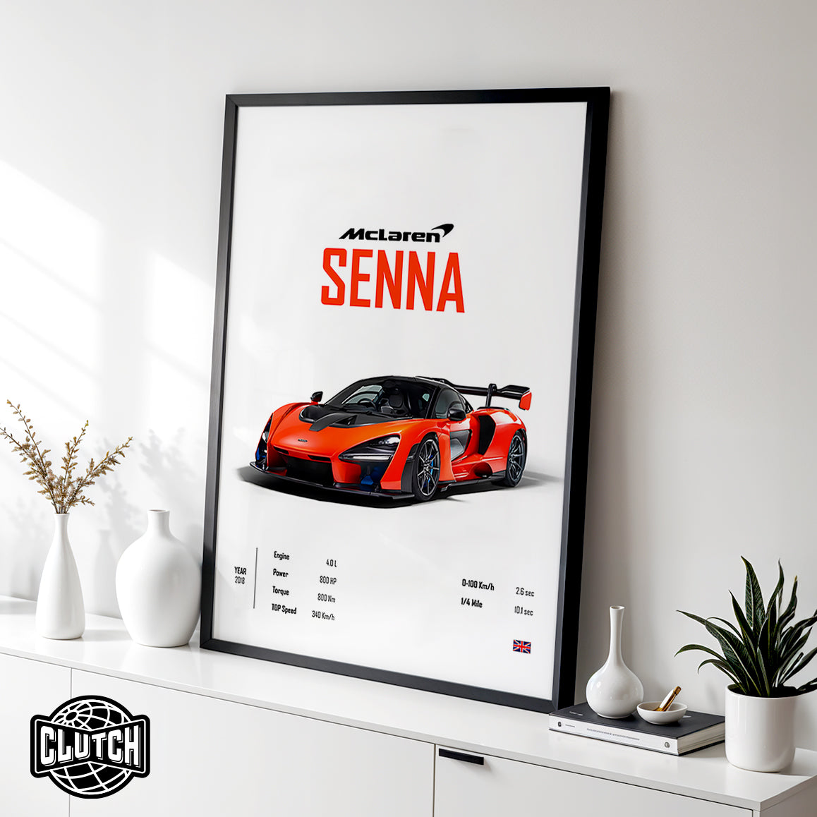 Mclaren Senna 'CORE' Car Poster
