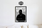 Kanye West B&W Poster
