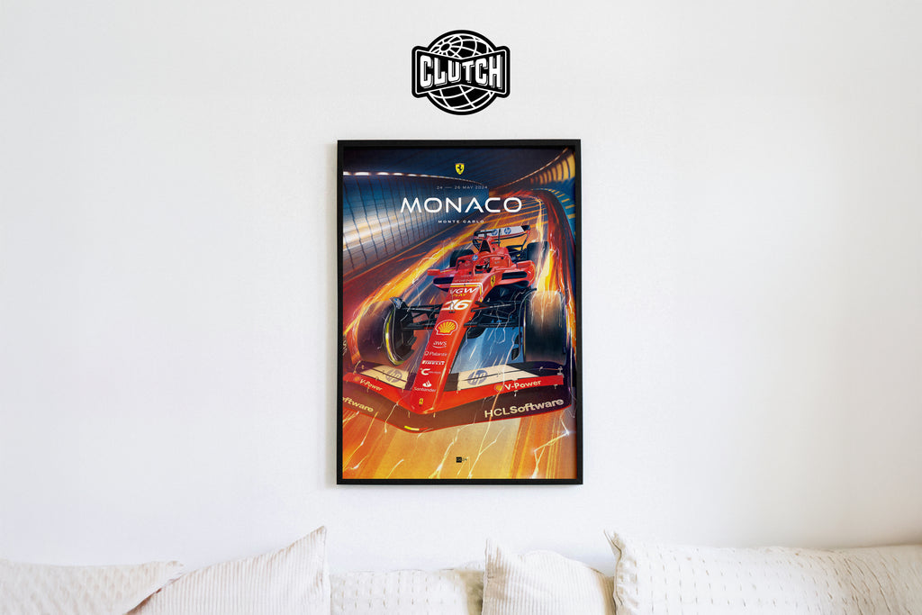 Monaco Grand Prix F1 Poster