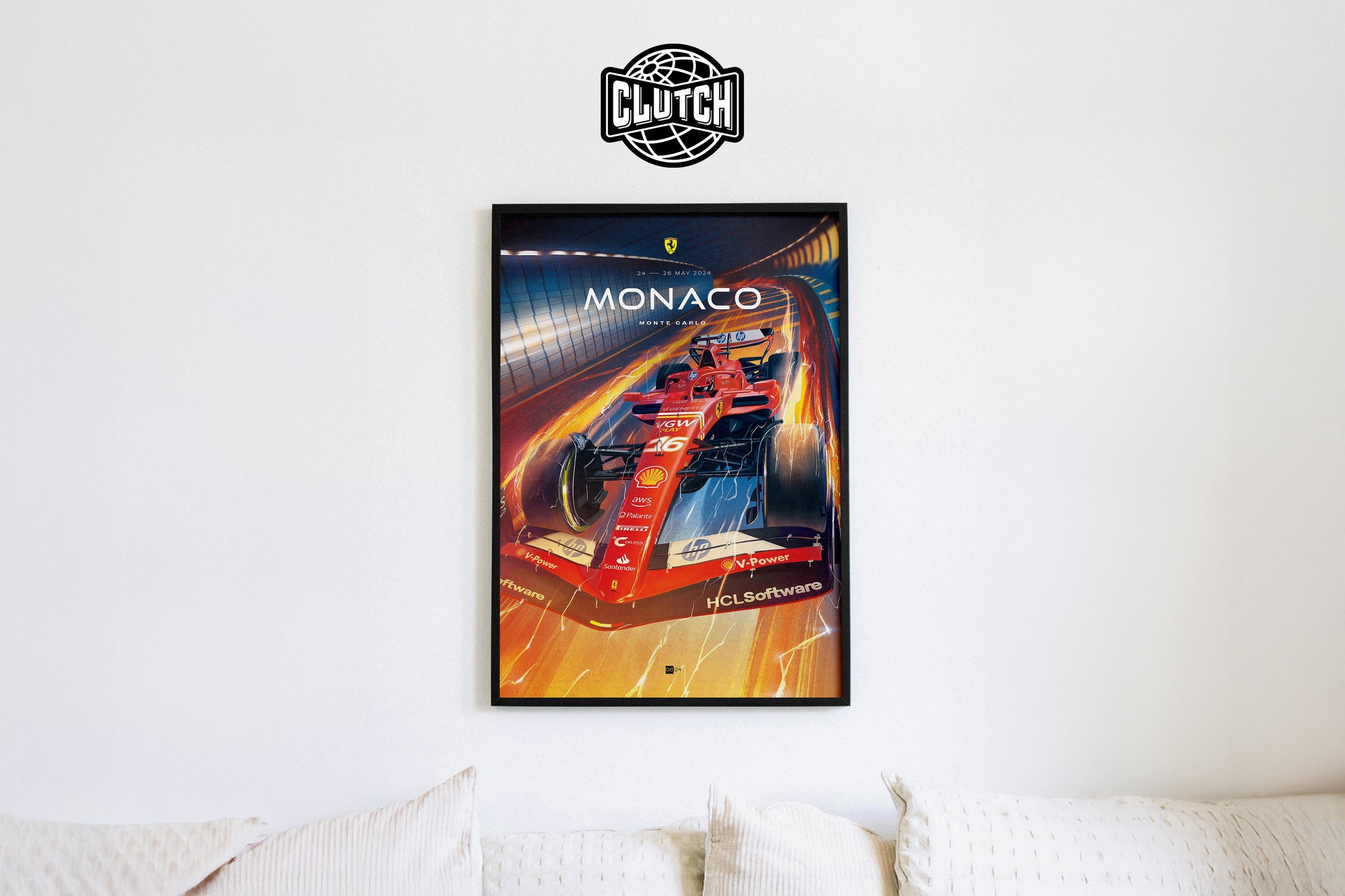 Monaco Grand Prix F1 Poster