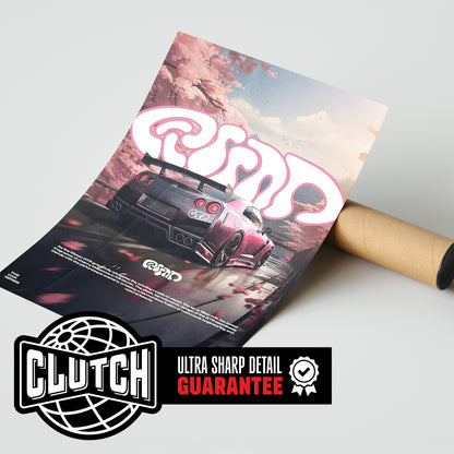 Nissan GTR Poster