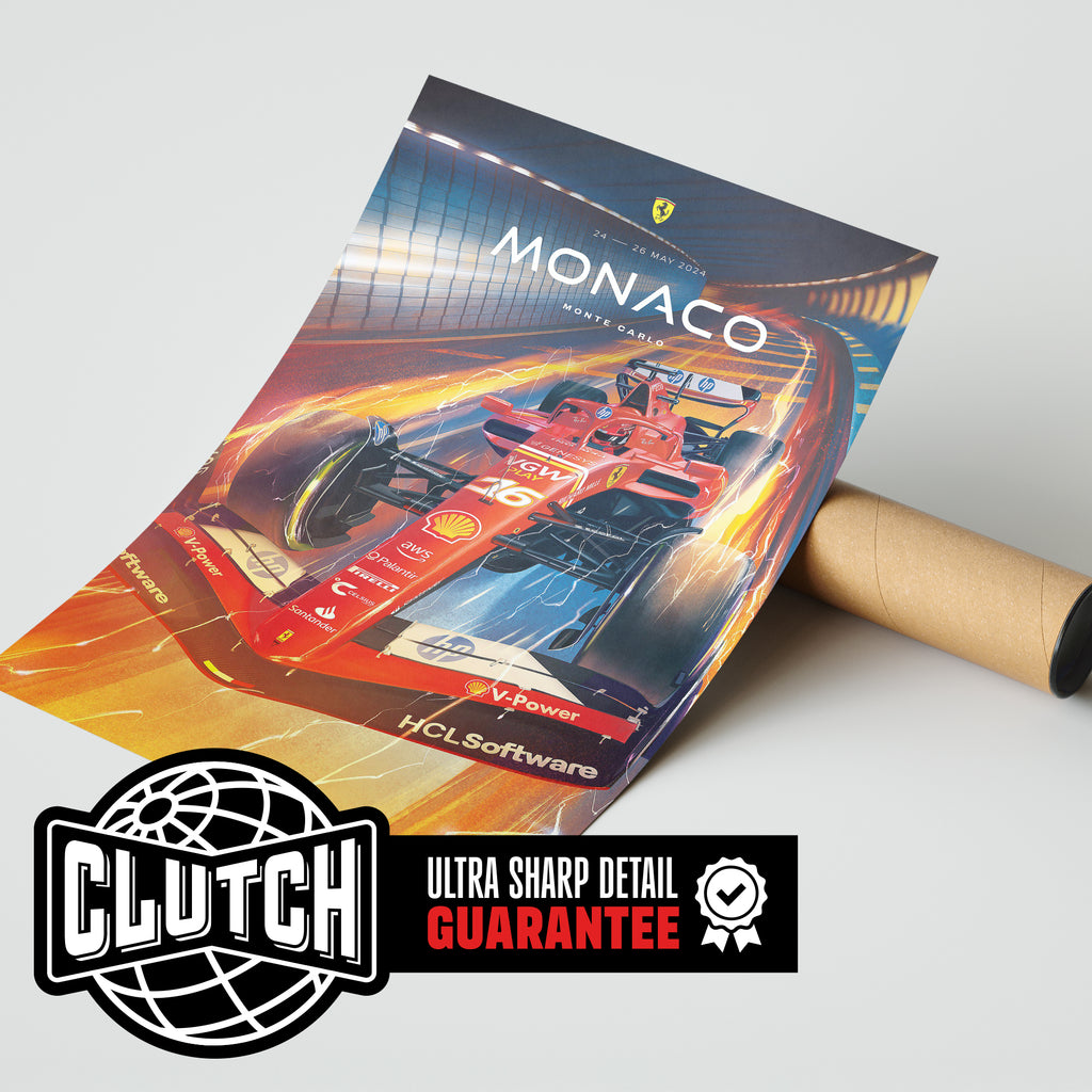 Monaco Grand Prix F1 Poster