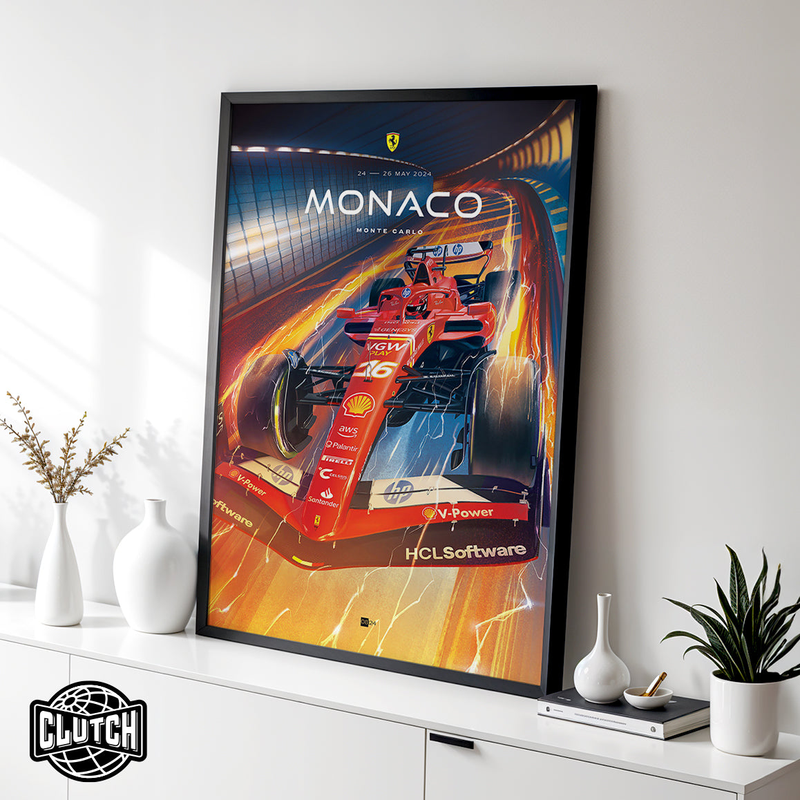Monaco Grand Prix F1 Poster
