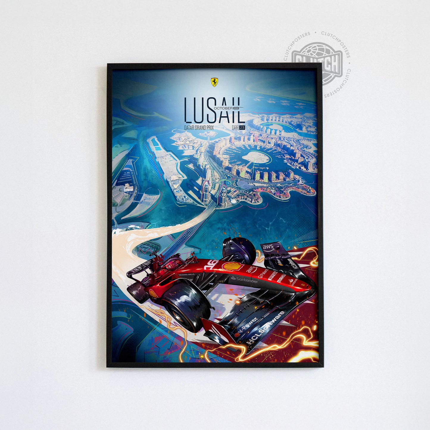 Qatar Grand Prix F1 Poster