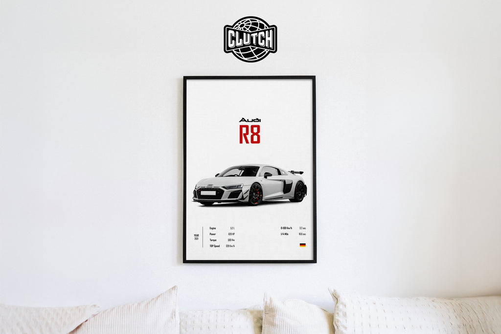 Audi R8 'CORE' Car Poster