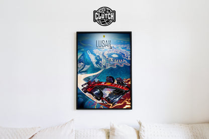 Qatar Grand Prix F1 Poster