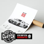 Audi R8 'CORE' Car Poster