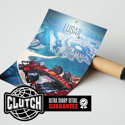 Qatar Grand Prix F1 Poster