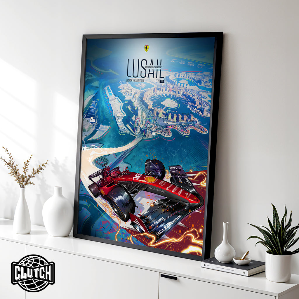 Qatar Grand Prix F1 Poster