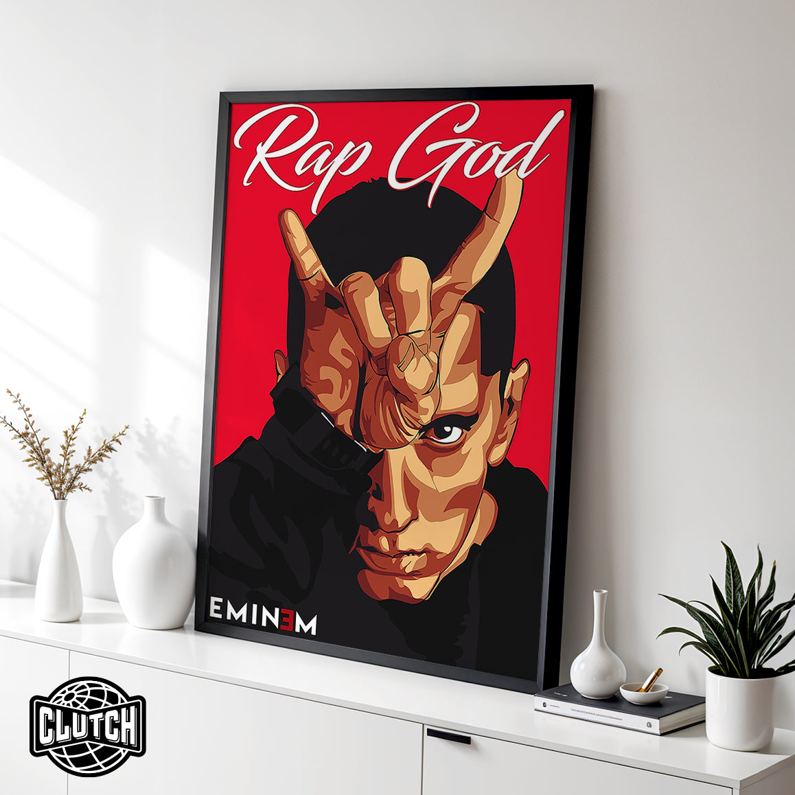 Eminem 'Rap God' Graphic Poster