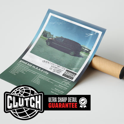 Kendrick Lamar 'Good Kid Maad City' Album Poster