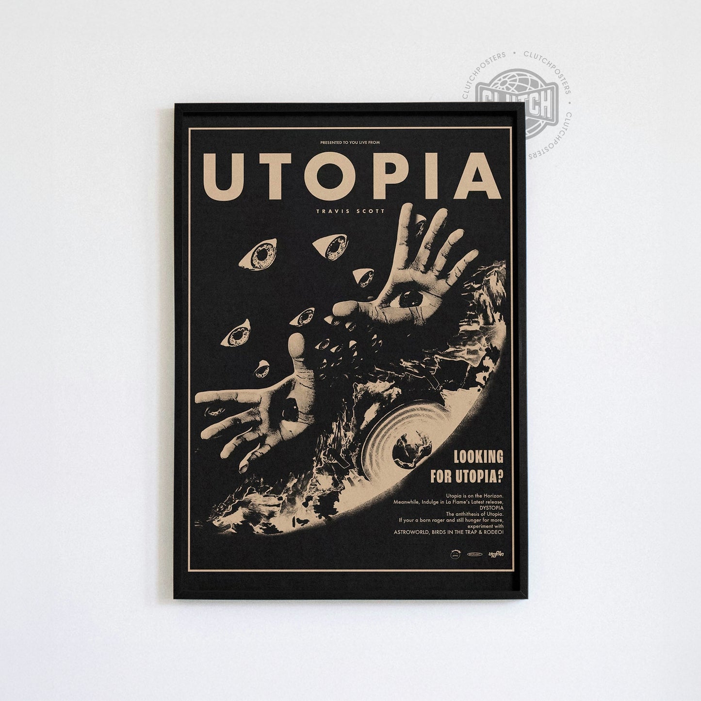 Travis Scott 'Looking For Utopia' Poster
