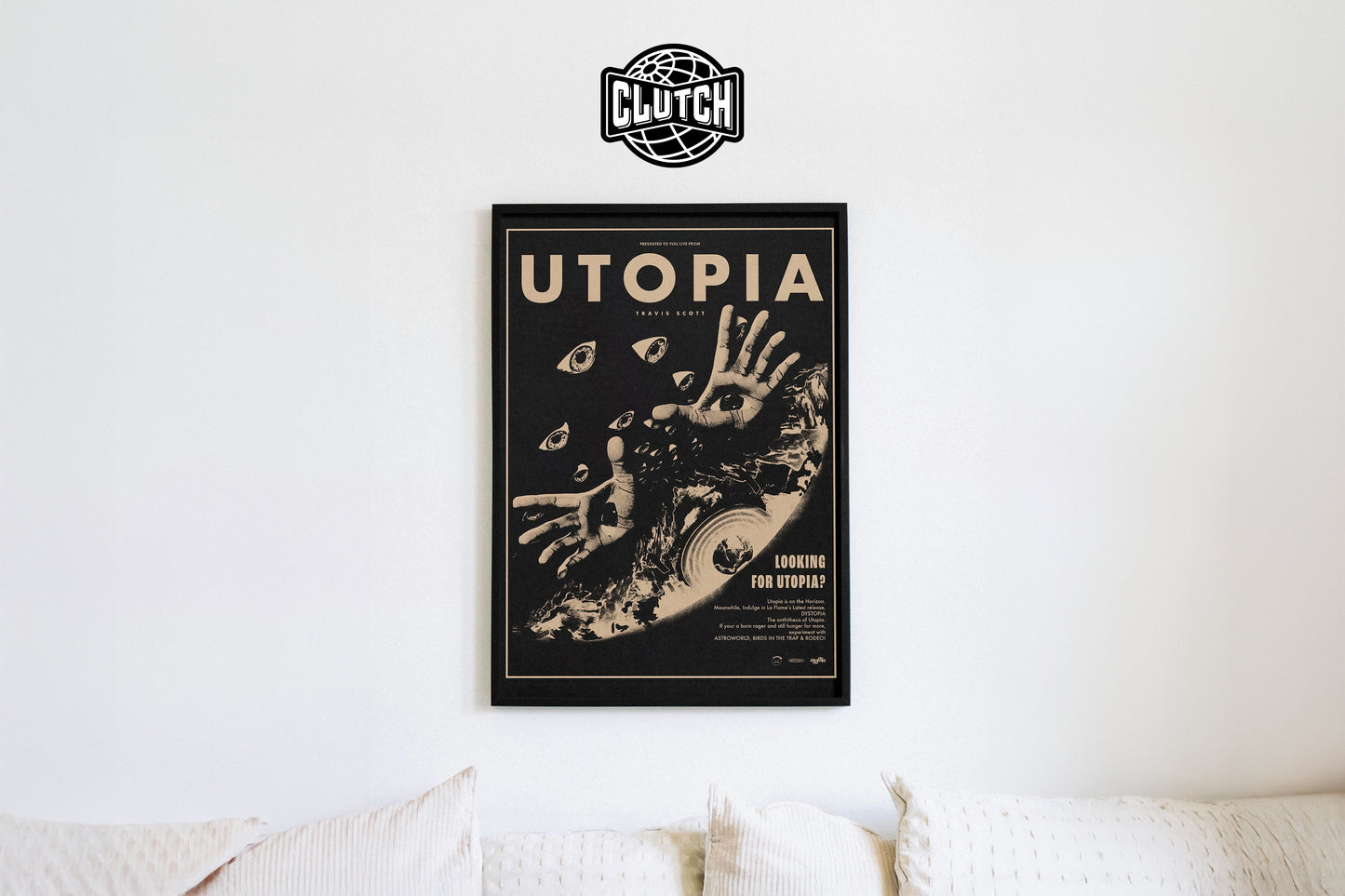 Travis Scott 'Looking For Utopia' Poster