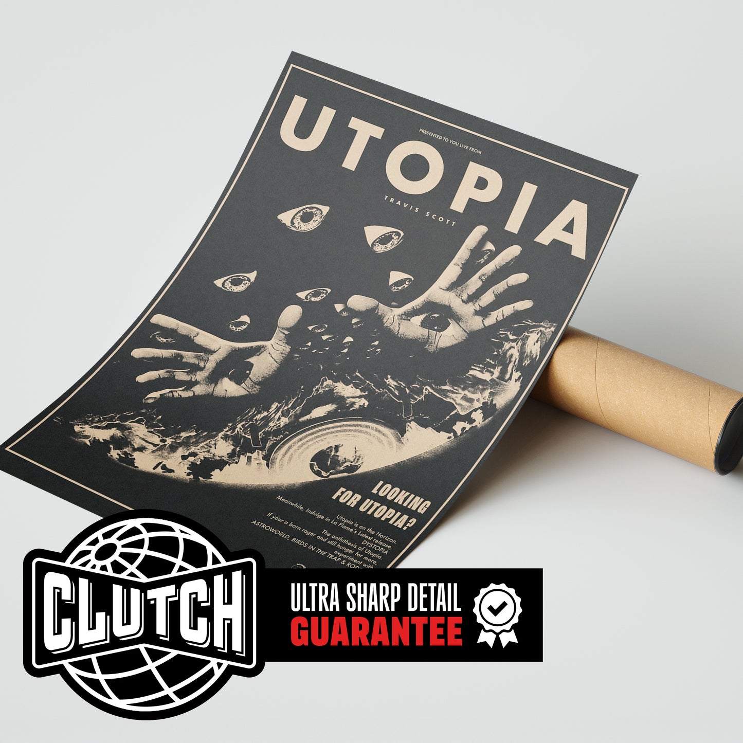 Travis Scott 'Looking For Utopia' Poster