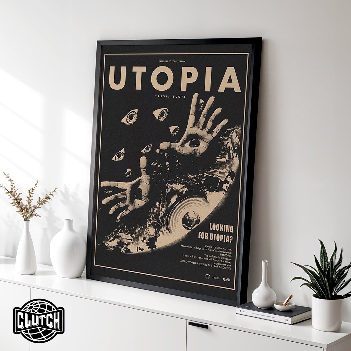 Travis Scott 'Looking For Utopia' Poster