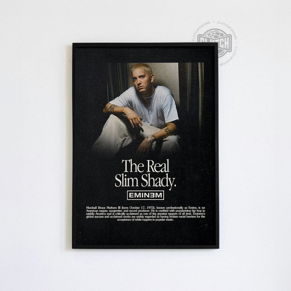 Eminem 'The Real Slim Shady' Poster