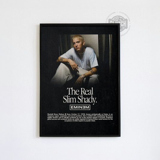 Eminem 'The Real Slim Shady' Poster